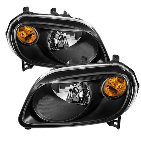 Spyder Xtune Crystal Headlights for 2006-2011 Chevy Hhr - Black 9023828